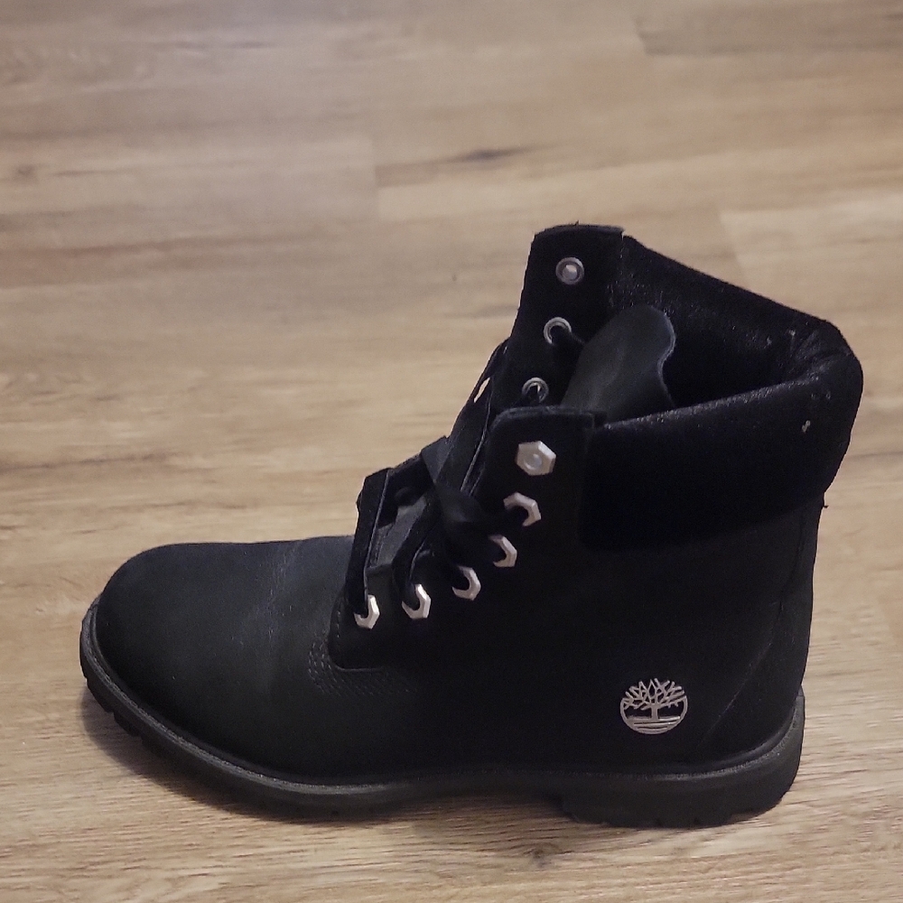 Timberland Women's Black Combat Boots